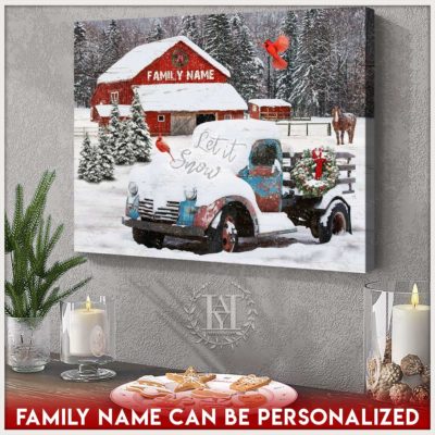 personalized christmas art