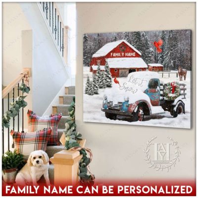 personalized christmas art