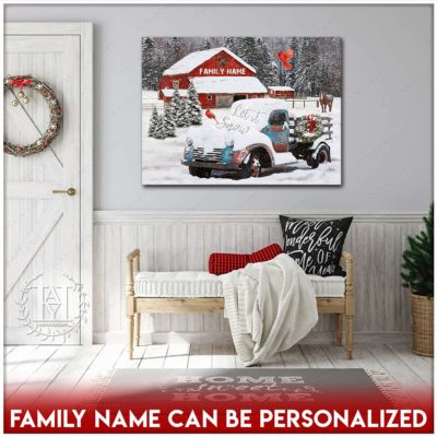 personalized christmas art