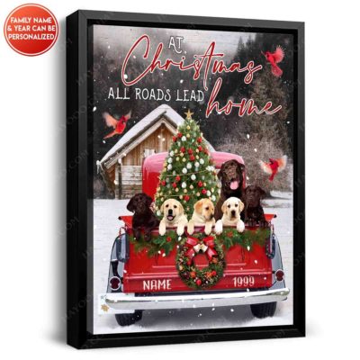 personalized christmas canvas