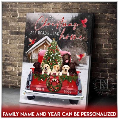personalized christmas canvas