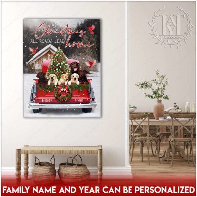 personalized christmas canvas