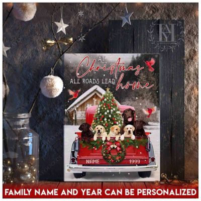 personalized christmas canvas