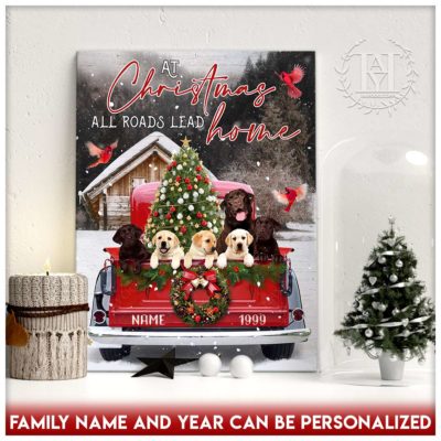 personalized christmas canvas