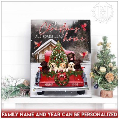 personalized christmas canvas