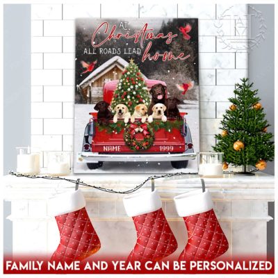 personalized christmas canvas