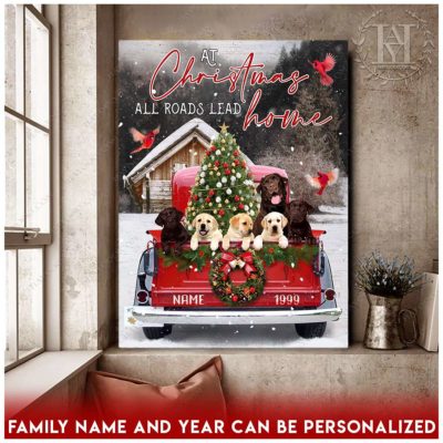 personalized christmas canvas