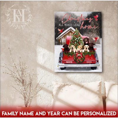 personalized christmas canvas