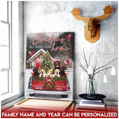 personalized christmas canvas