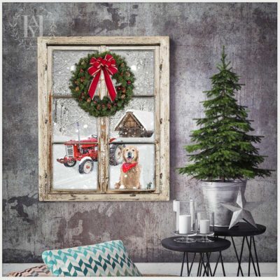 rustic christmas wreath