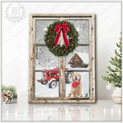 rustic christmas wreath