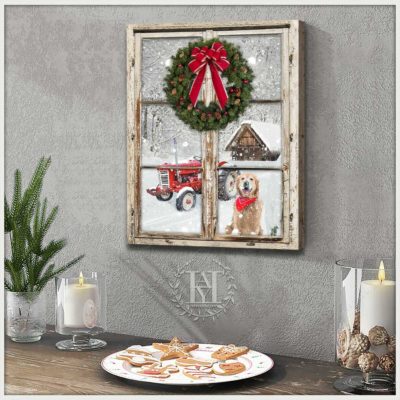 rustic christmas wreath