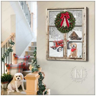 rustic christmas wreath