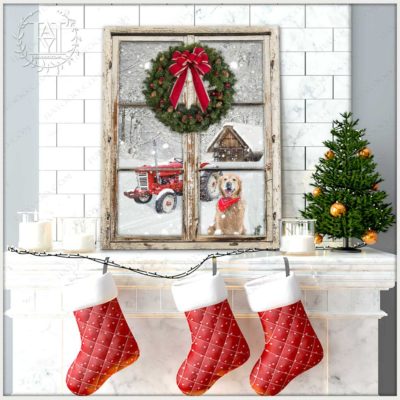 rustic christmas wreath