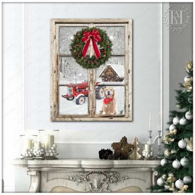 rustic christmas wreath