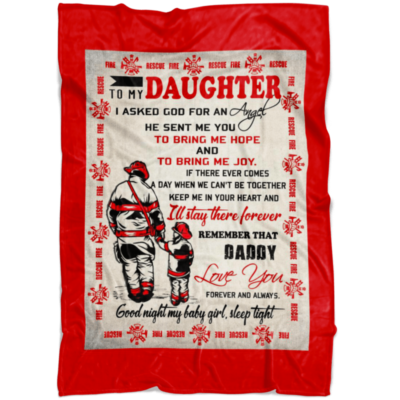 Firefighter Daughter Blanket