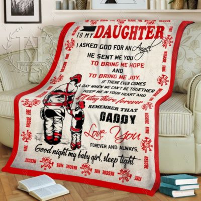 Firefighter Daughter Blanket