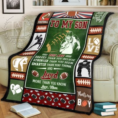 Football Blanket To My Son