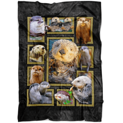 Cute Otters Blanket
