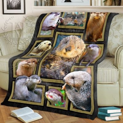 Cute Otters Blanket