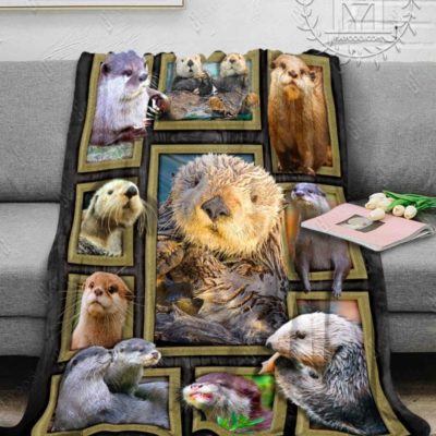 Cute Otters Blanket