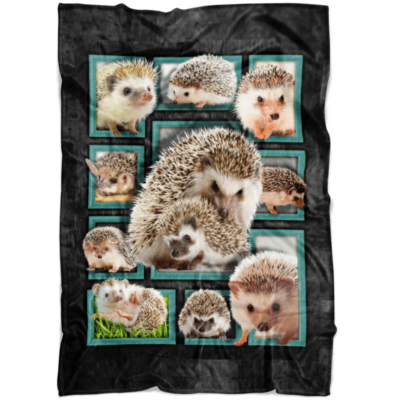 Cute Hedgehogs Blanket