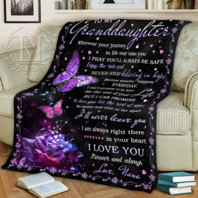 Butterfly Blanket For Granddaughter