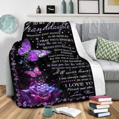 Butterfly Blanket For Granddaughter