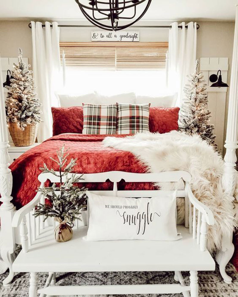 Christmas Bedroom Decor