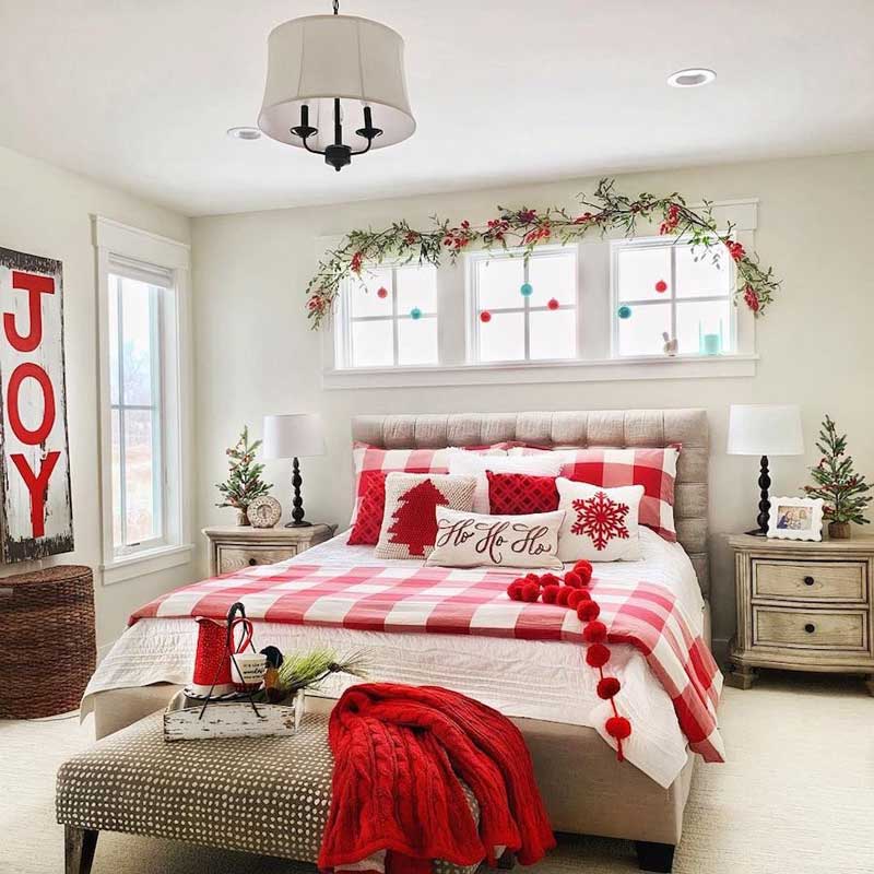Christmas Bedroom Decor
