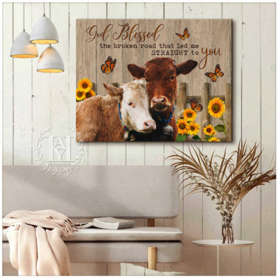 farmhouse cow art