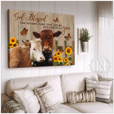 farmhouse cow art