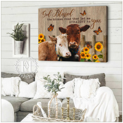 farmhouse cow art