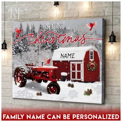 christmas barn art