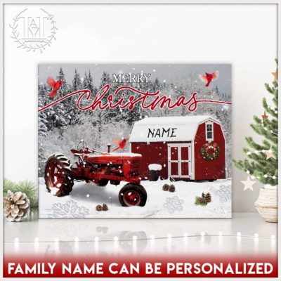 christmas barn art