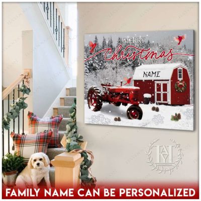 christmas barn art