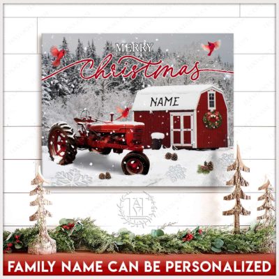 christmas barn art