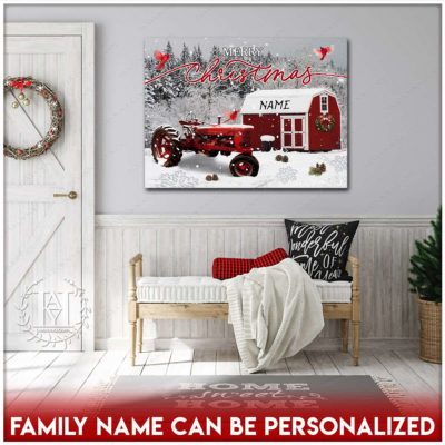 christmas barn art