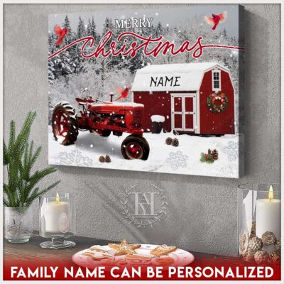 christmas barn art