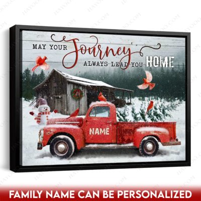 vintage christmas canvas