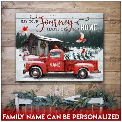 vintage christmas canvas