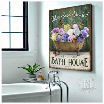 rustic farmhouse bathroom art