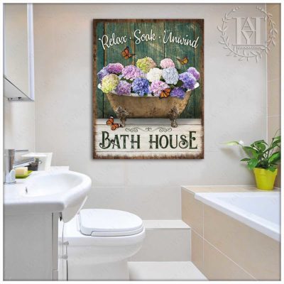 rustic farmhouse bathroom art