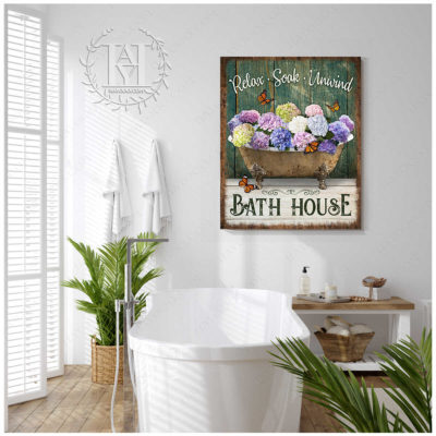 rustic farmhouse bathroom art