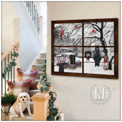 farmhouse winter wall art