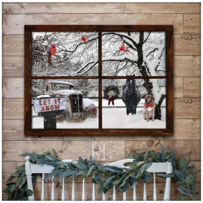 farmhouse winter wall art