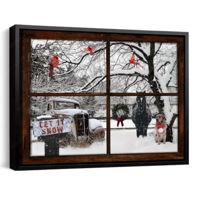farmhouse winter wall art