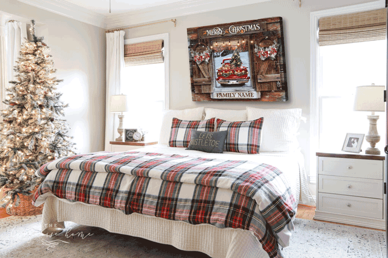 Red Truck Christmas Decor