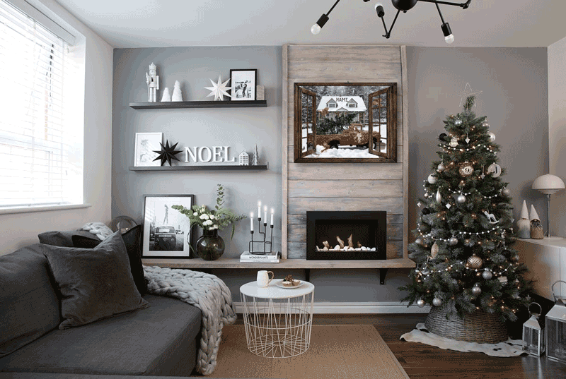 Red Truck Christmas Decor