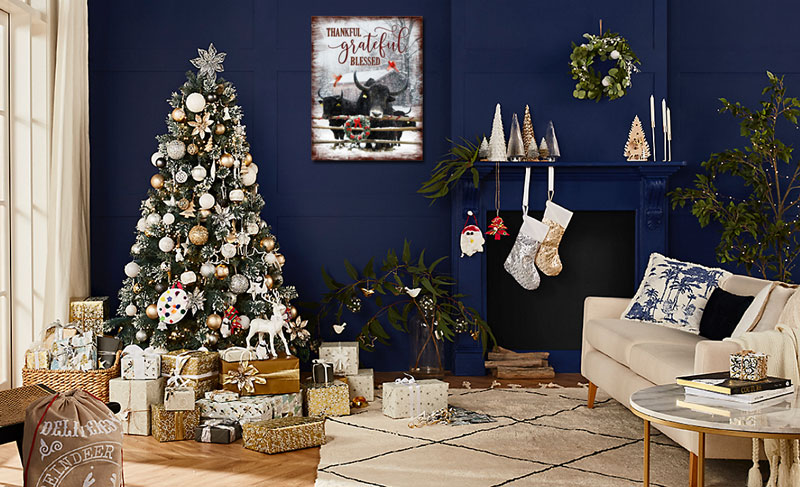 Red Truck Christmas Decor